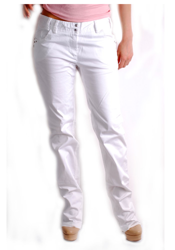 женские белые брендовые брюки летние фото hot-sale.com.ua. ANNA RACHELE білі джинси модні 2024 бренд
