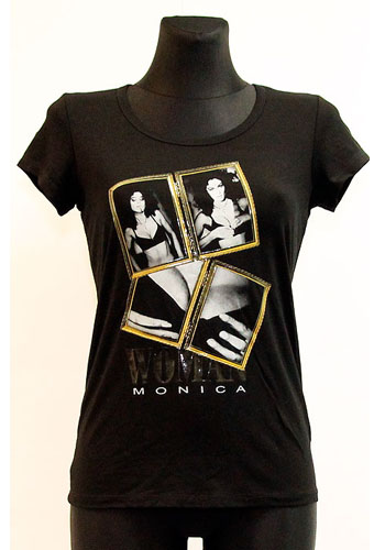 Monica Belucci черная футболка hot-sale.com.ua женские футболки фото модные купить hot-sale.com.ua
