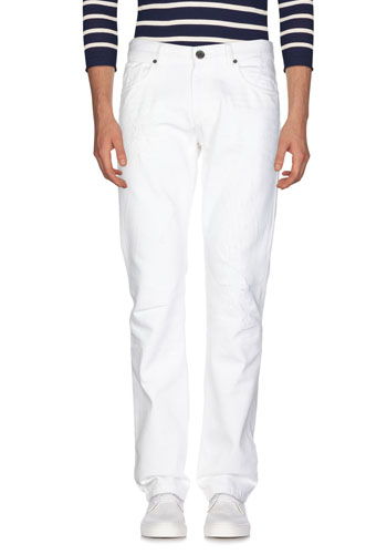 Чоловічі білі класичні джинси BIKKEMBERGS. Летние джинсы мужские модные модели 2023 купить Киев
