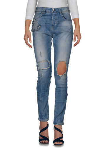 Женские джинсы рваные с высокой талией.Итальянские джинсы женские MET купить Киев дешево Одяг купити
