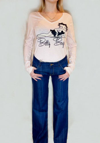 Туника женская мультяшная Betty Boop. Одежда Дисней купить Украина